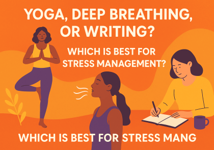 یوگا، تنفس عمیق یا نوشتن؟