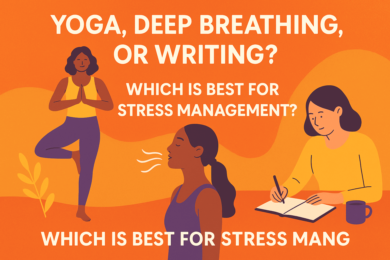 یوگا، تنفس عمیق یا نوشتن؟